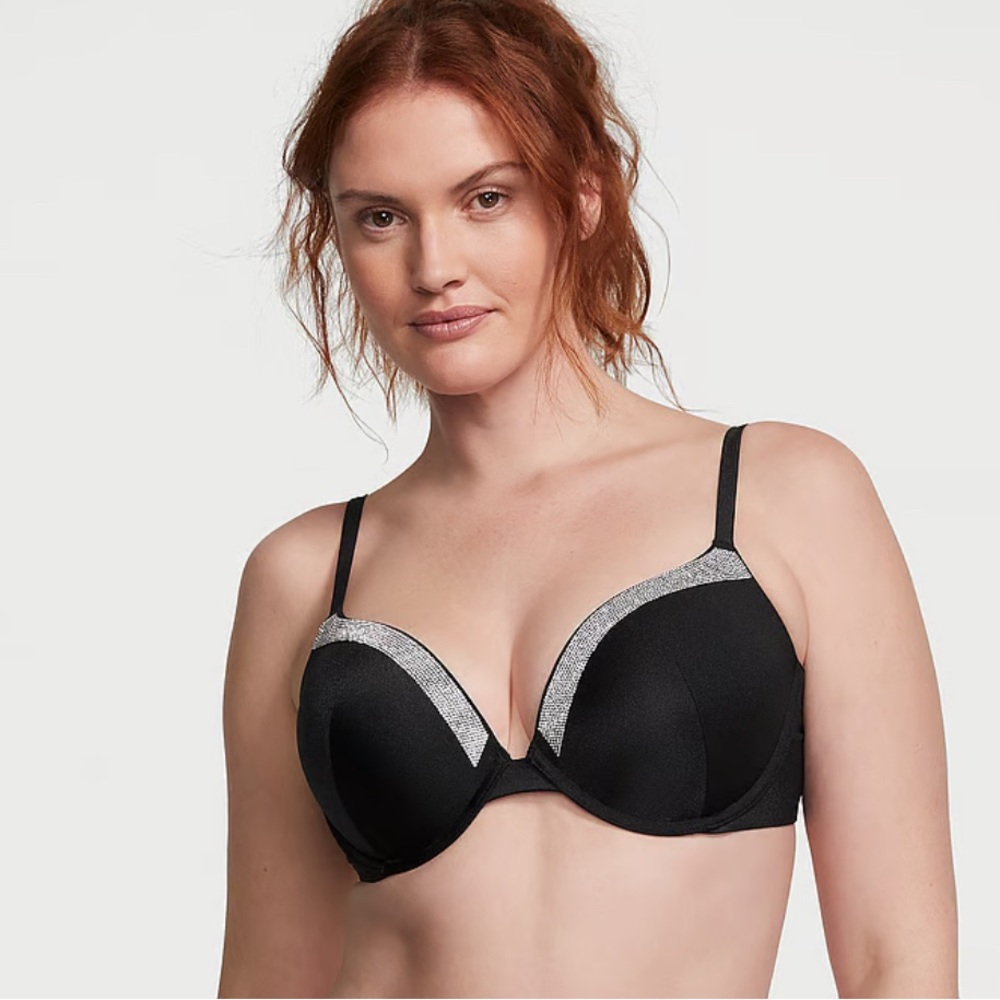 🖤Very Sexy Shine Trim Push-Up Bikini Top🖤